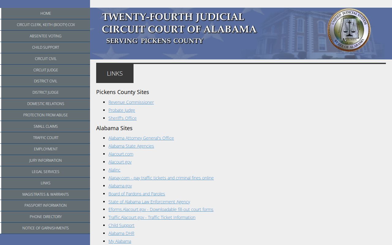 Pickens County warrant lookup official search alternatives